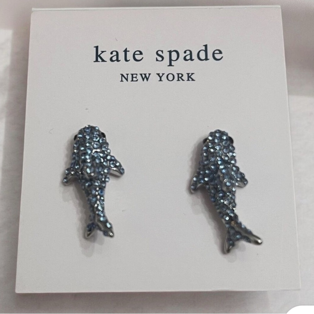 Kate Spade Sparkle Shark Earrings